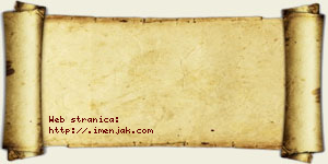 David Jašin vizit kartica